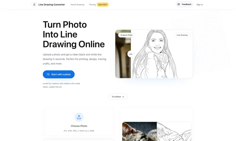 Line Drawing Converter screenshot