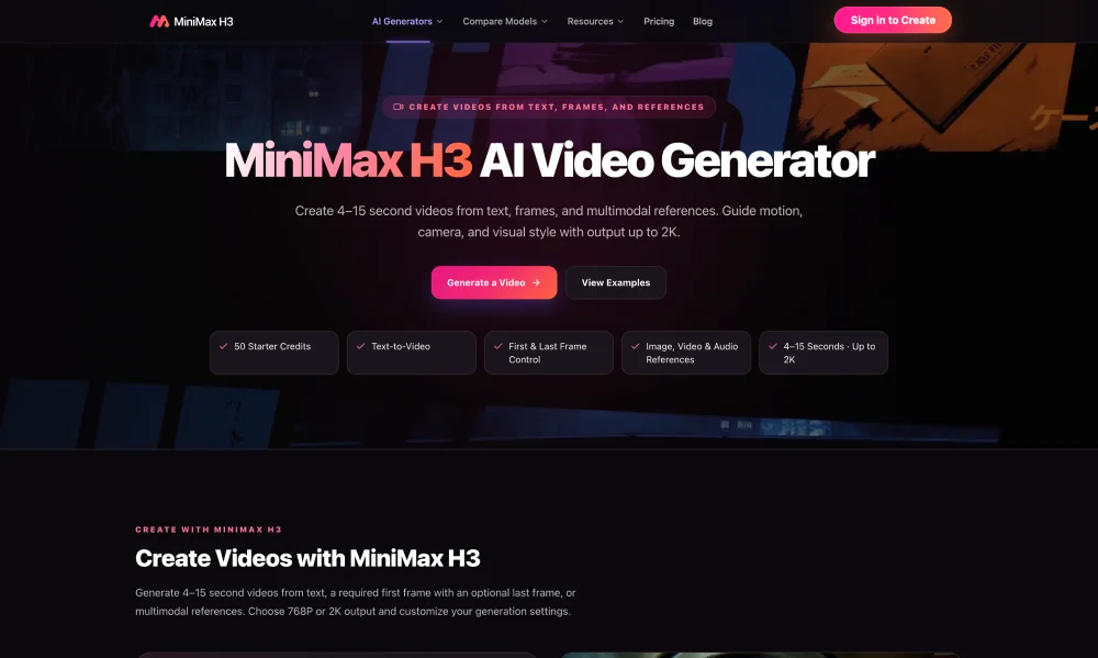 Minimax H3 screenshot