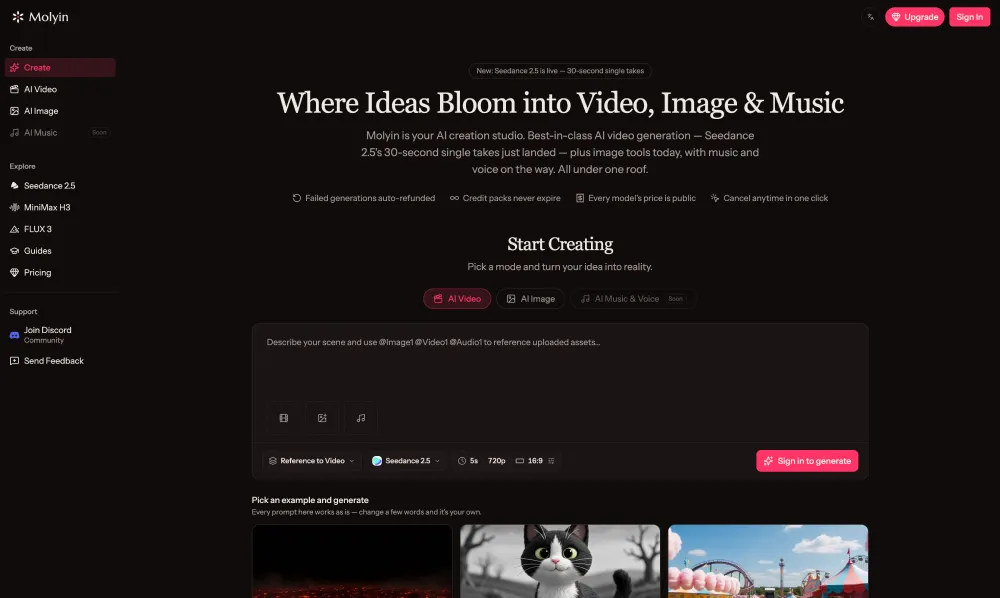 Molyin screenshot