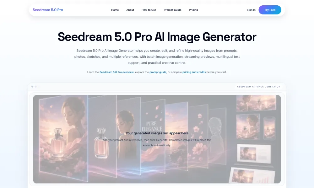 Seedream 5.0 pro screenshot