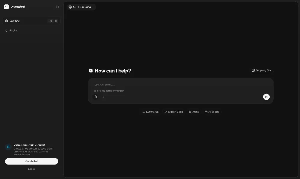 Verschat screenshot